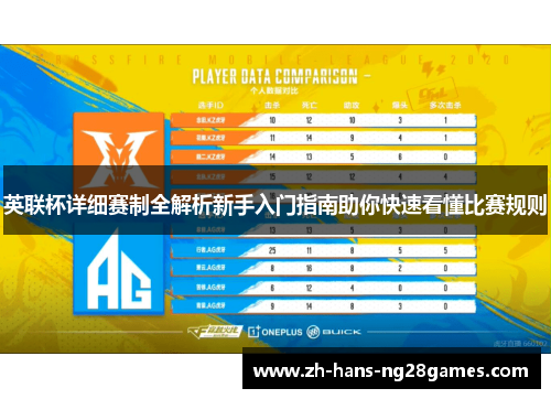 英联杯详细赛制全解析新手入门指南助你快速看懂比赛规则